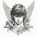 Casca crying berserk tattoo design idea