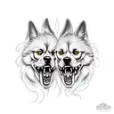 Cerberus tattoo design idea