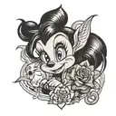 disney heroes tattoo design idea