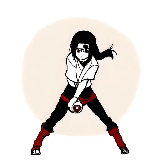 itachi sharingan  tattoo design idea
