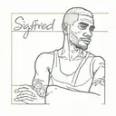 Seigfried by frank ocean tattoo design idea