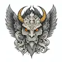 fear god tattoo design idea