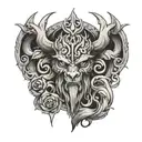 fear god tattoo design idea