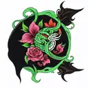 JADE tattoo design idea