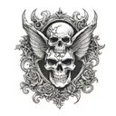 Avenged Sevenfold album artwork tattoo design idea