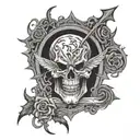 Avenged Sevenfold album artwork tattoo design idea