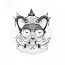 lisa Simpson tattoo design idea