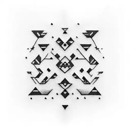 Binary code tattoo design idea