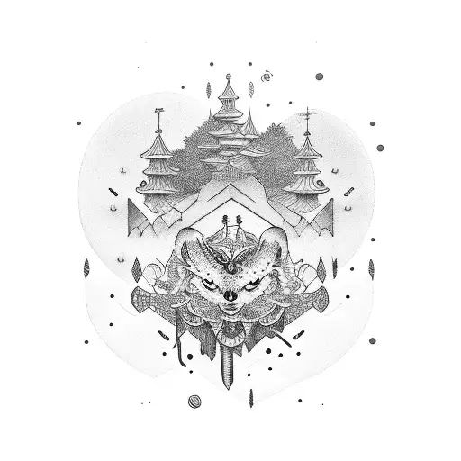 wabi Sabi  storyteller tattoo design idea