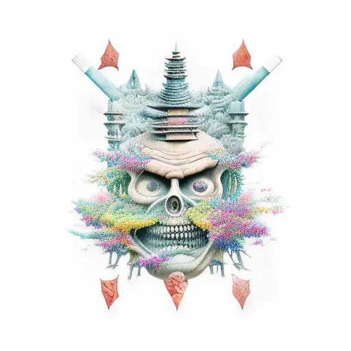 wabi Sabi  storyteller tattoo design idea