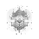 wabi Sabi  storyteller tattoo design idea