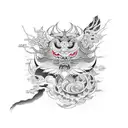 wabi Sabi city nature storyteller tattoo design idea