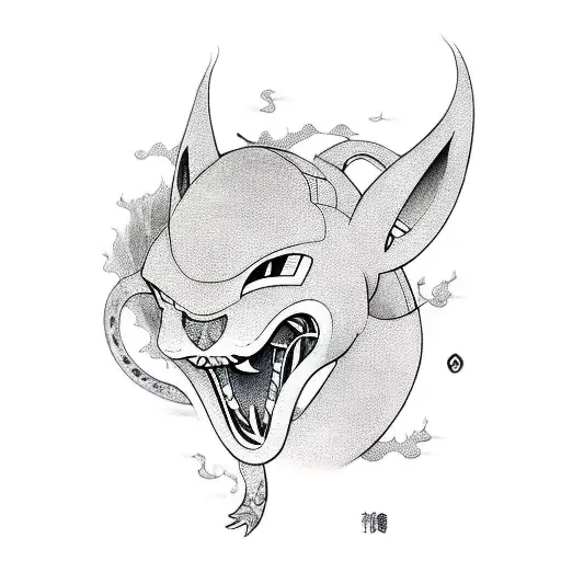 mewtwo strong on wakeboard tattoo design idea