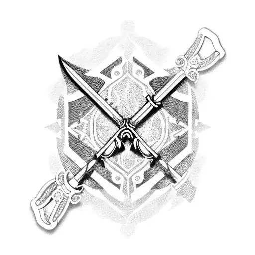 maktub spain tank sword tattoo design idea