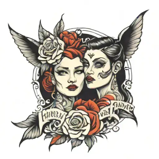 always and forever Léona, Cassie, Amelia. tattoo design idea