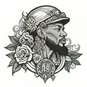 Crenshaw Hustler tattoo design idea