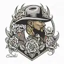 Crenshaw Hustler tattoo design idea