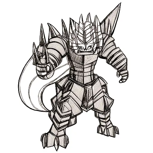 mythosaur tattoo design idea