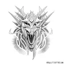 mythosaur tattoo design idea