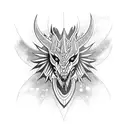 mythosaur tattoo design idea