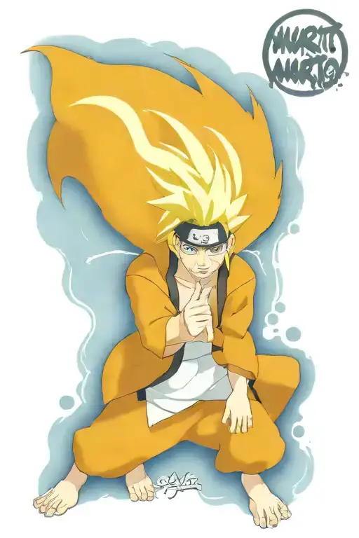 naruto unleashing kurama tattoo design idea