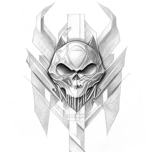 VII•XXIX with angle win on top tattoo design idea