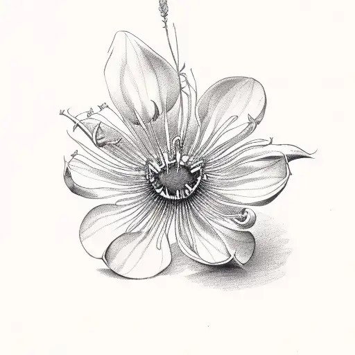 Aster Flower Tattoo | Aster flower tattoos, Flower tattoo, Cross tattoos  for women