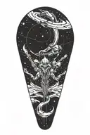 Galaxy Slayer ZED tattoo design idea