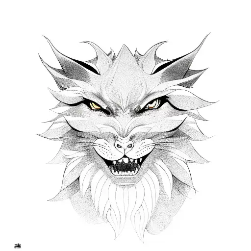 kurama tattoo design idea