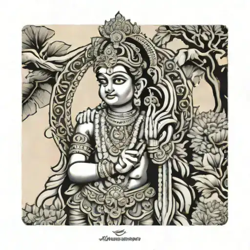 murugan vel tattoo design idea