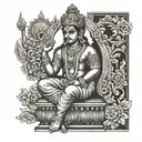 murugan vel tattoo design idea