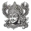 murugan vel tattoo design idea