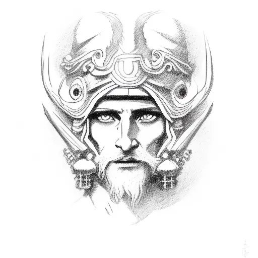 San Judas  tattoo design idea