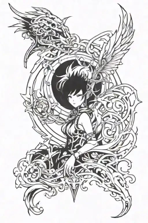 Final Fantasy XXIV tattoo design idea