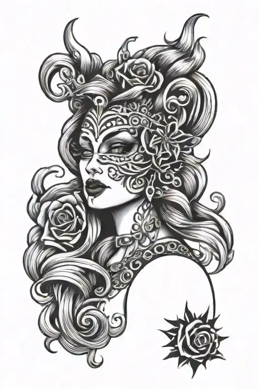 Hot Whore tattoo design idea