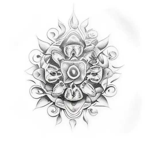 trinacria Sicilian  tattoo design idea