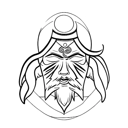 slavic god Weles tattoo design idea