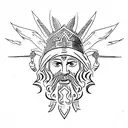 slavic god Weles tattoo design idea