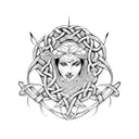 Celtic, sibling, July, three, Leo  tattoo design idea