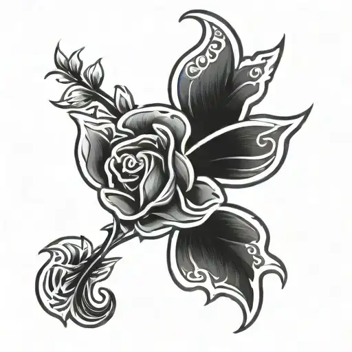 Joy | Pain tattoo design idea