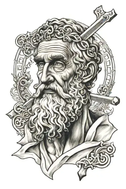 saint andrew tattoo design tattoo design idea