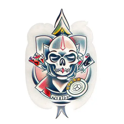 Gambling  tattoo design idea
