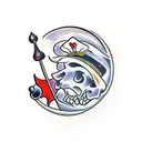 Gambling  tattoo design idea