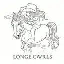 long live cowgirls  tattoo design idea