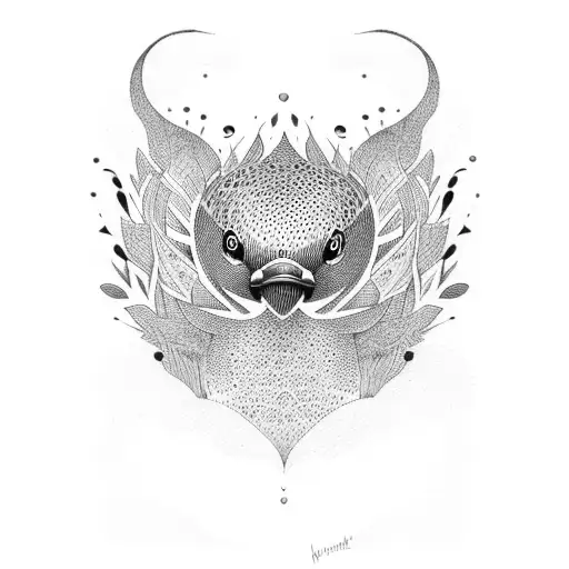 loon tattoo design idea