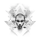  reality soul matrix authenticity bound  tattoo design idea