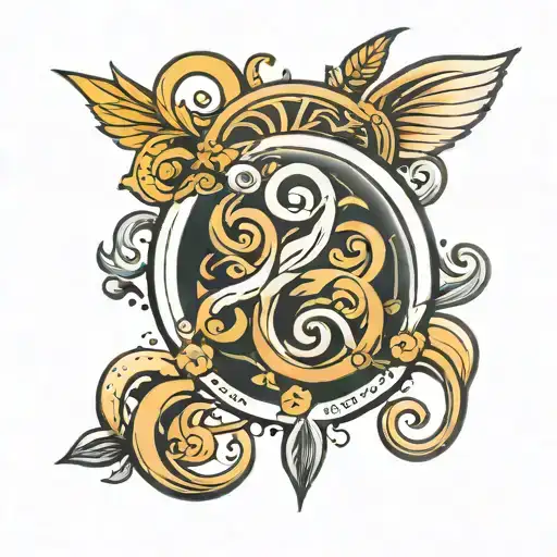 humble symbol tattoo design idea