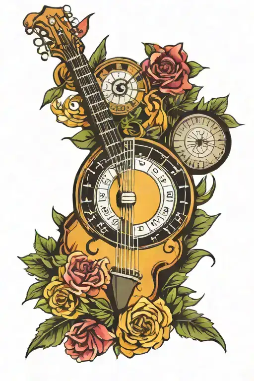 circle of fifths tattoo design idea