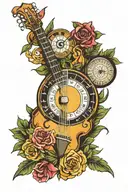 circle of fifths tattoo design idea
