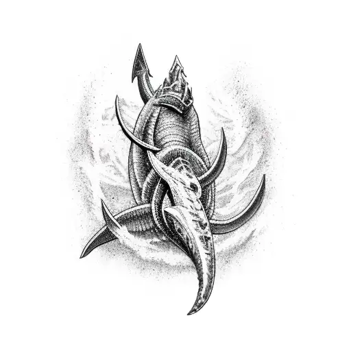 Leviathan Axe tattoo design idea